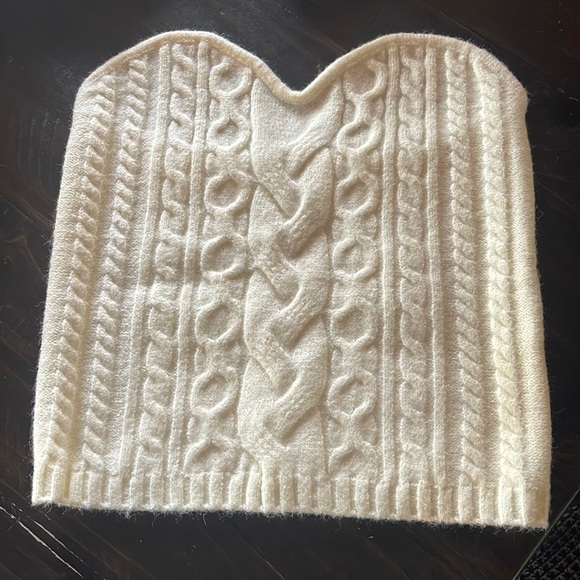 Wool Knitted tube top - Picture 1 of 5